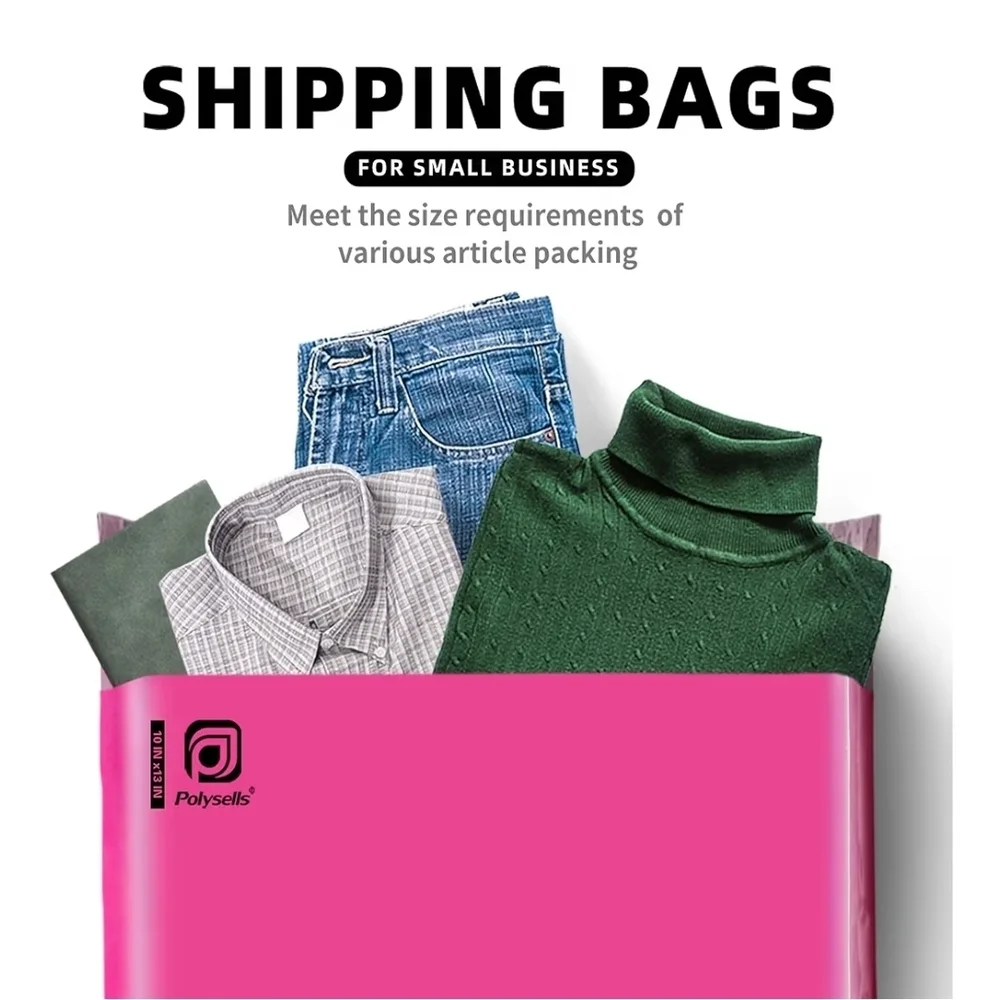 100✨️10×13 Pink Poly Mailer